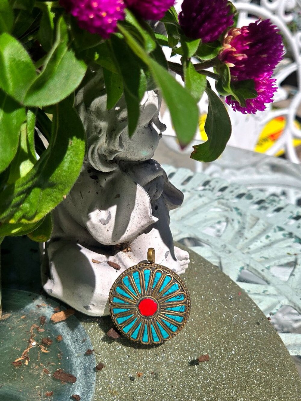 Brass pendant